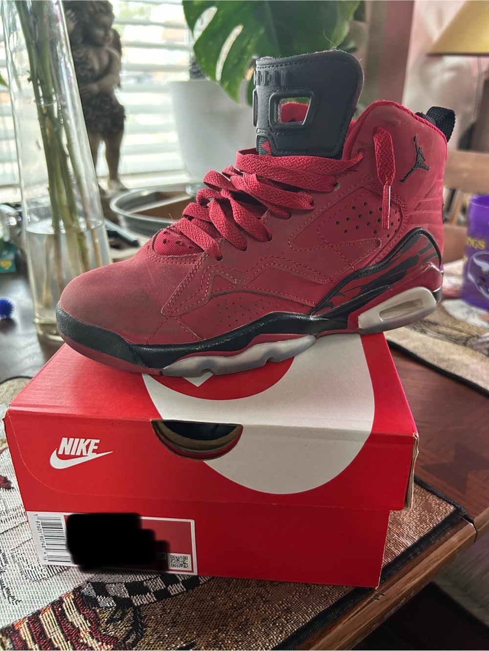 Nike Air Jordan 6 Rings High-Top Sneakers lots life left. Size 4Y